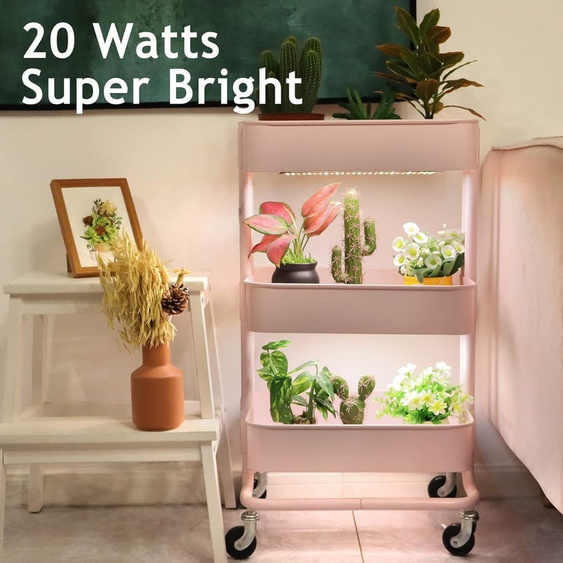 LBW Plant Grow Light, Full Spectrum Plant Light for Indoor Growing, 270 LEDs Growing Lamp with Auto On/Off Timer 4/8/12H, 3 Lighting Modes, 10 Dimmable Levels, 2 Pack - Image 2